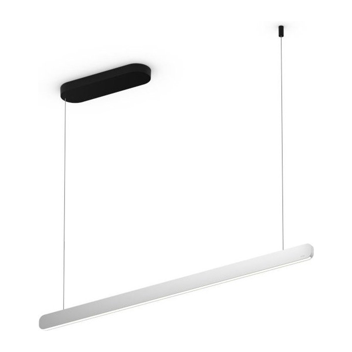 Occhio Mito linear volo 100 up LED-Pendelleuchte in Schwarz matt und Silber matt mit dimmbarer LED (2700K - 4000K) - Bild 1