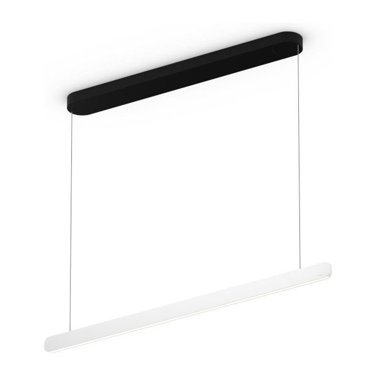 Occhio Mito linear volo 100 up LED-Pendelleuchte in Schwarz matt und Weiß matt mit variabler Ausführung von 65-165 cm - Bild 1