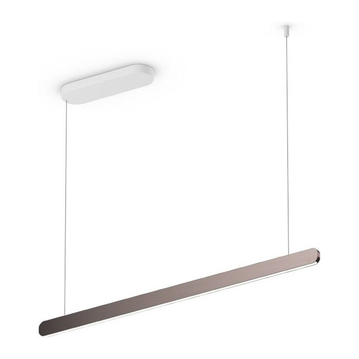 Occhio Mito linear volo 100 up LED-Pendelleuchte in Weiß matt mit Occhio air Modul für deine Tischbeleuchtung - Bild 1