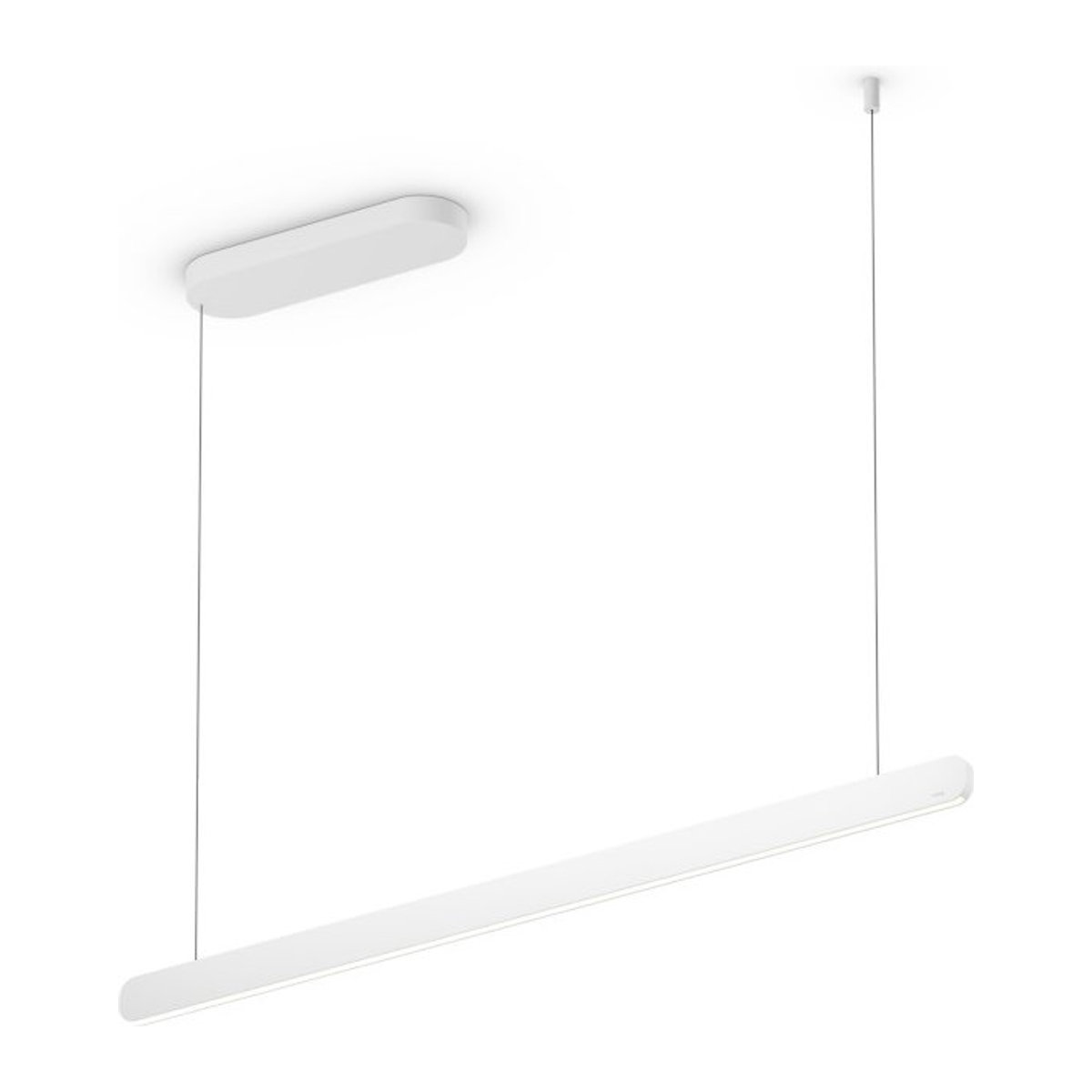Occhio Mito linear volo 100 up LED-Pendelleuchte in Weiß matt mit Occhio air Modul und x-tra warm LED (2200K - 3500K) - Bild 1