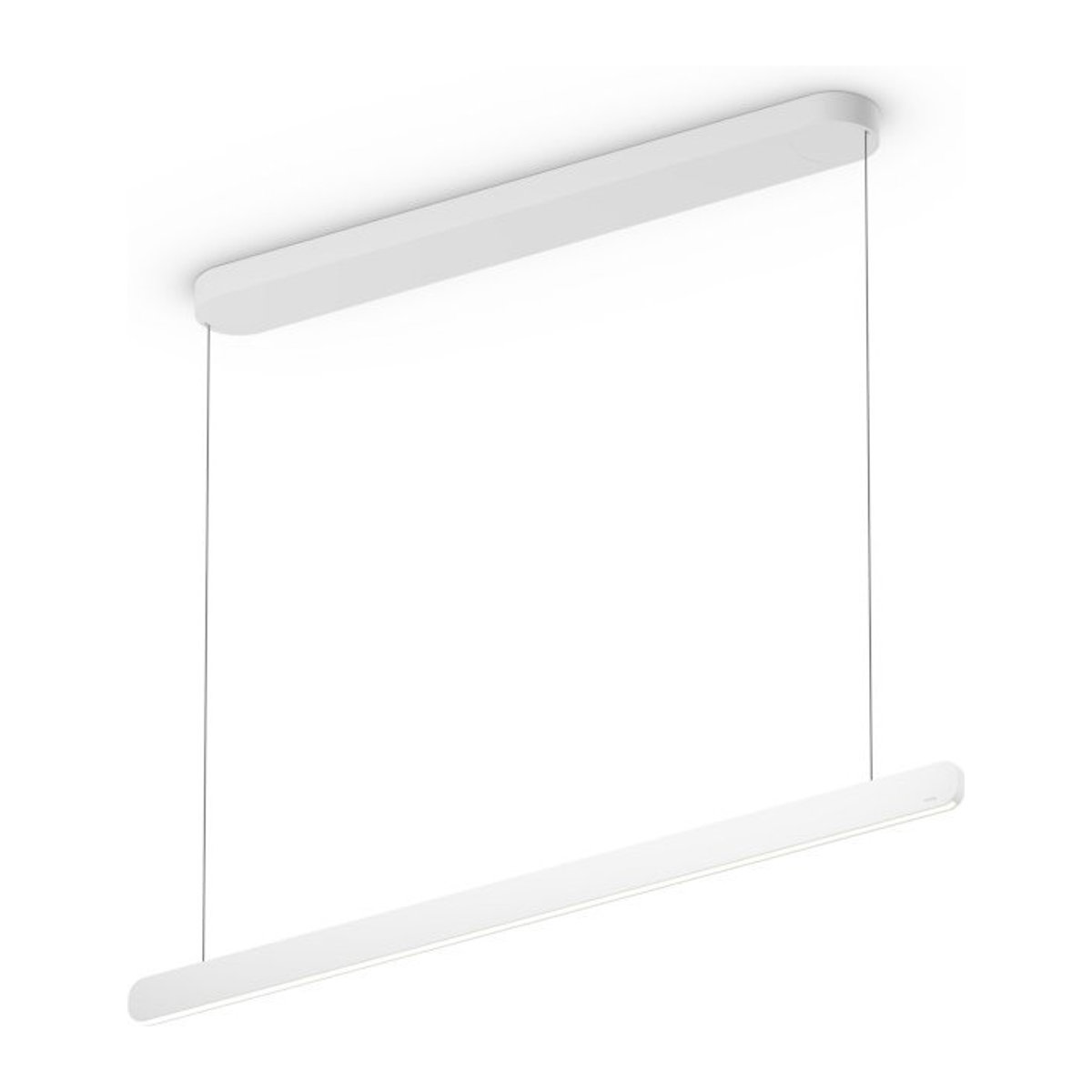 Occhio Mito linear volo 100 up LED-Pendelleuchte in Weiß matt mit Occhio air Modul und x-tra warm LED (2200K - 3500K) für deine Tischbeleuchtung - Bild 1