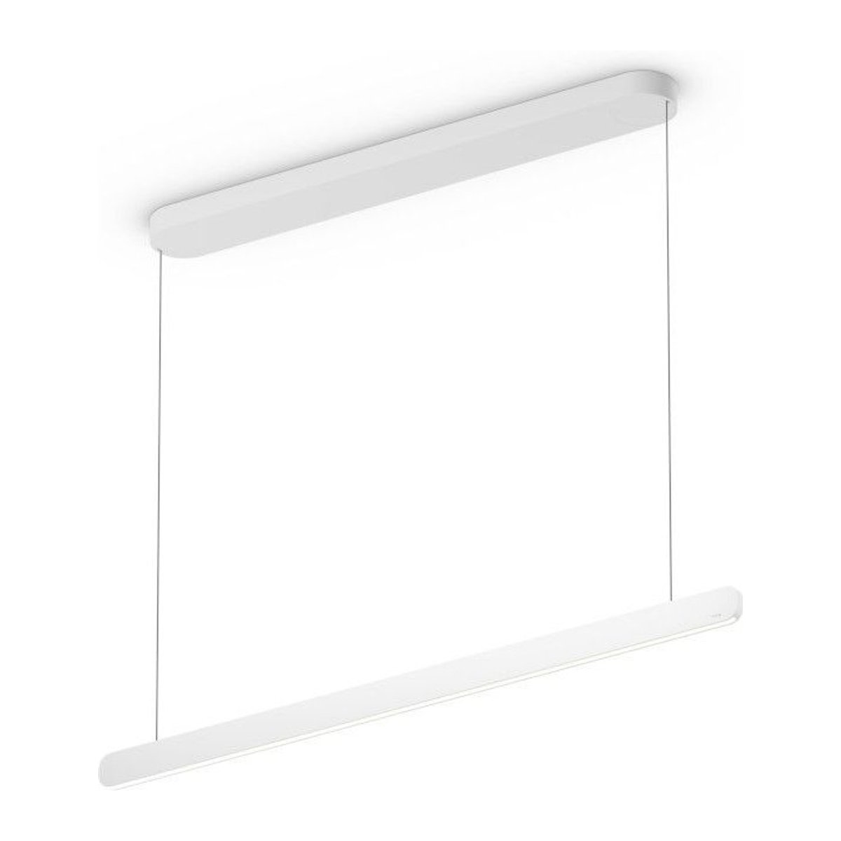 Occhio Mito linear volo 100 up LED-Pendelleuchte in Weiß matt mit variabler Ausführung 65-165 cm - Bild 1