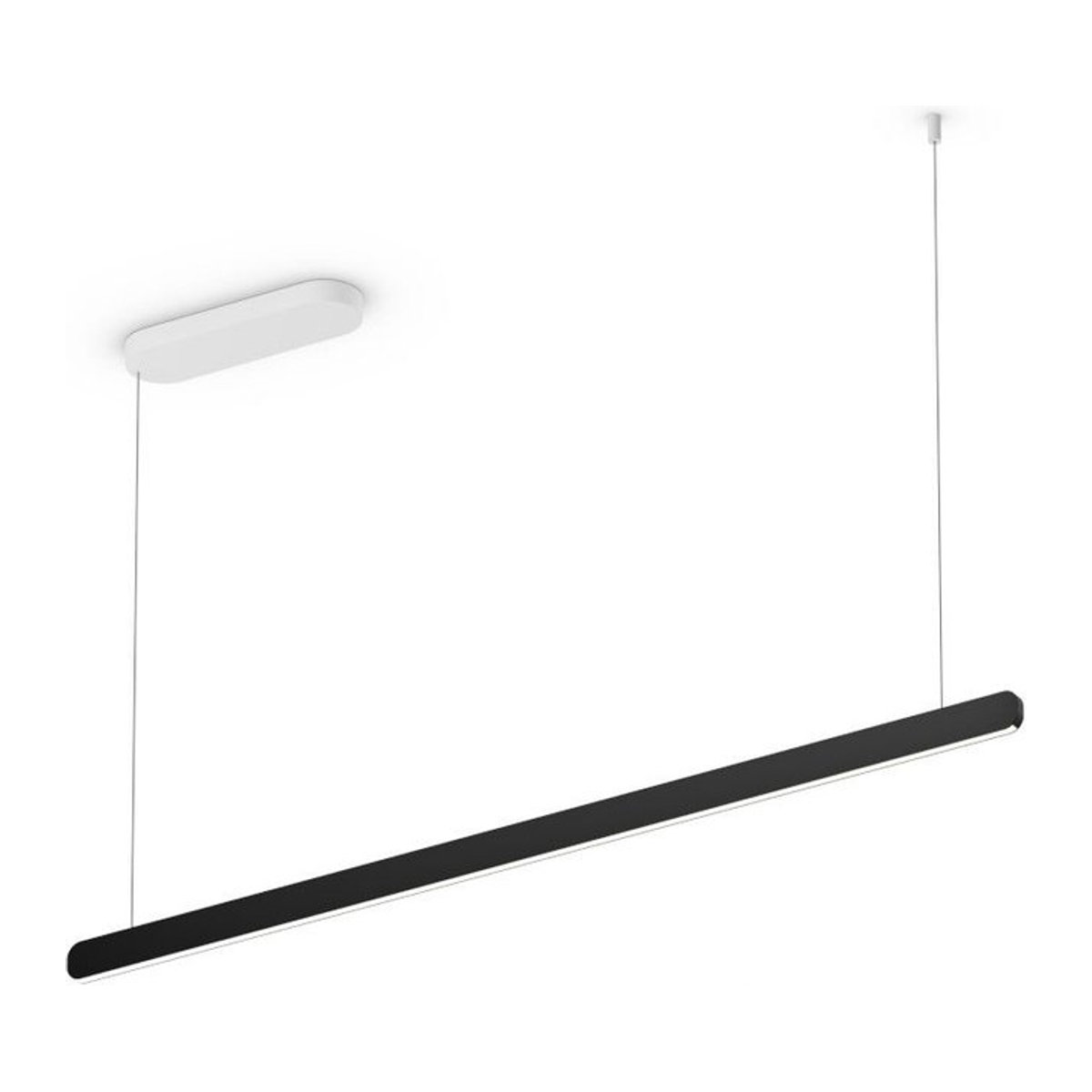 Occhio Mito linear volo 140 LED-Pendelleuchte in Weiß matt und Schwarz matt - Bild 1