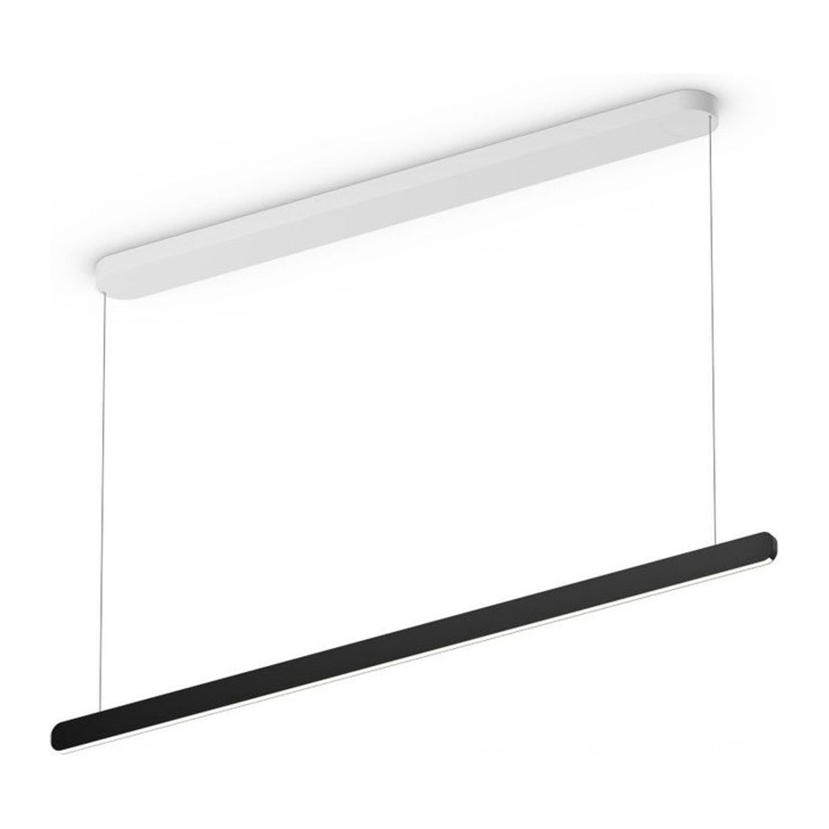 Occhio Mito linear volo 140 LED-Pendelleuchte in Weiß matt und Schwarz matt mit variabler Ausführung von 65-165 cm - Bild 1