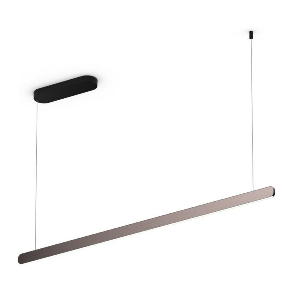 Occhio Mito linear volo 140 up LED-Pendelleuchte in Schwarz matt mit Phantom-Ausführung für deine Tischbeleuchtung - Bild 1