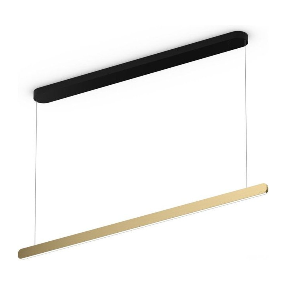 Occhio Mito linear volo 140 up LED-Pendelleuchte in Schwarz matt und Bronze mit dimmbarer LED (2700K - 4000K) für die Tischbeleuchtung - Bild 1
