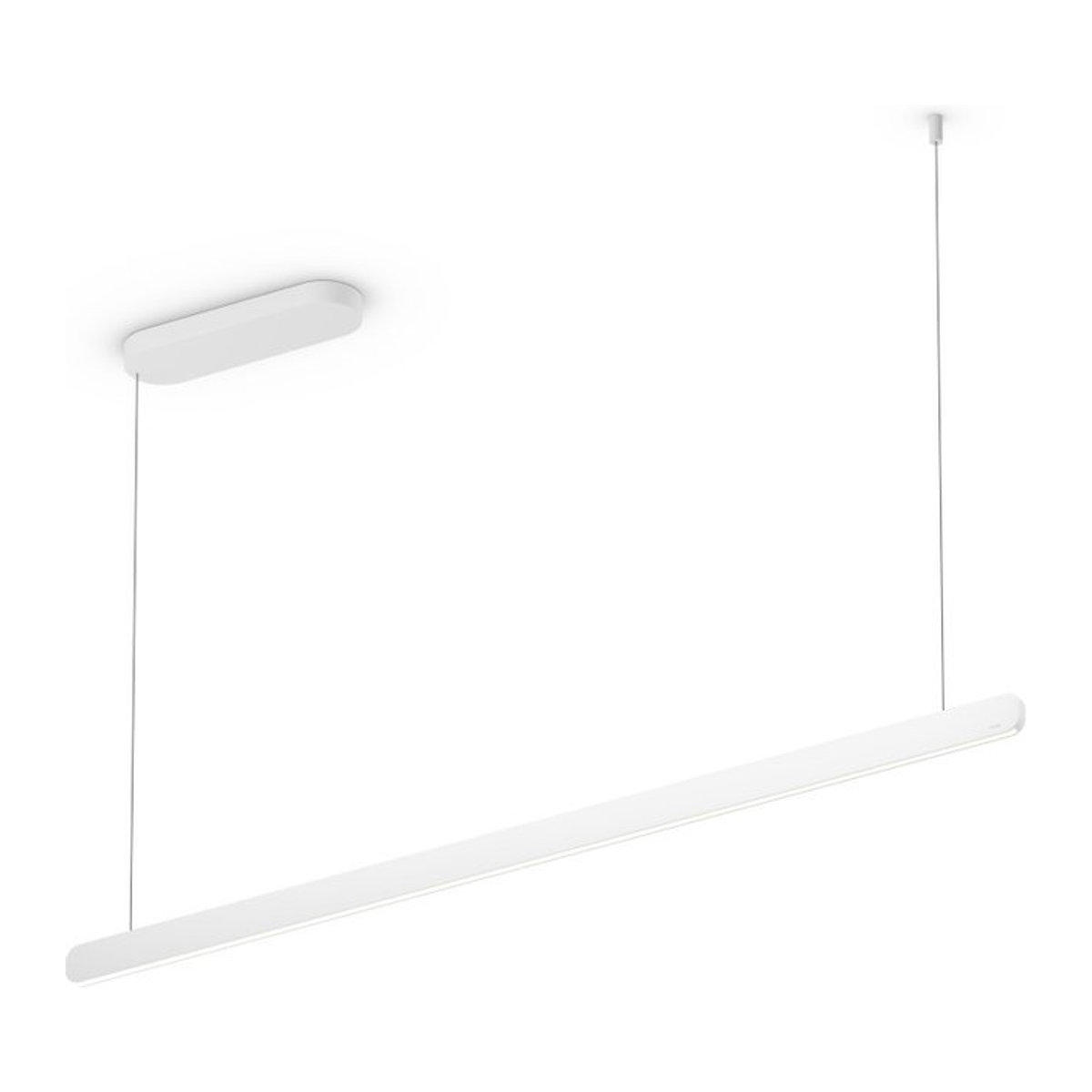 Occhio Mito linear volo 140 up LED-Pendelleuchte in Weiß matt mit x-tra warm LED und Occhio air Modul - Bild 1
