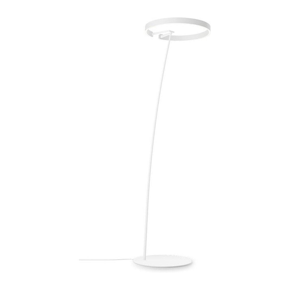 Occhio Mito Raggio LED-Bogenleuchte in Weiß matt mit dimmbarer LED (2700K - 4000K) - Bild 1