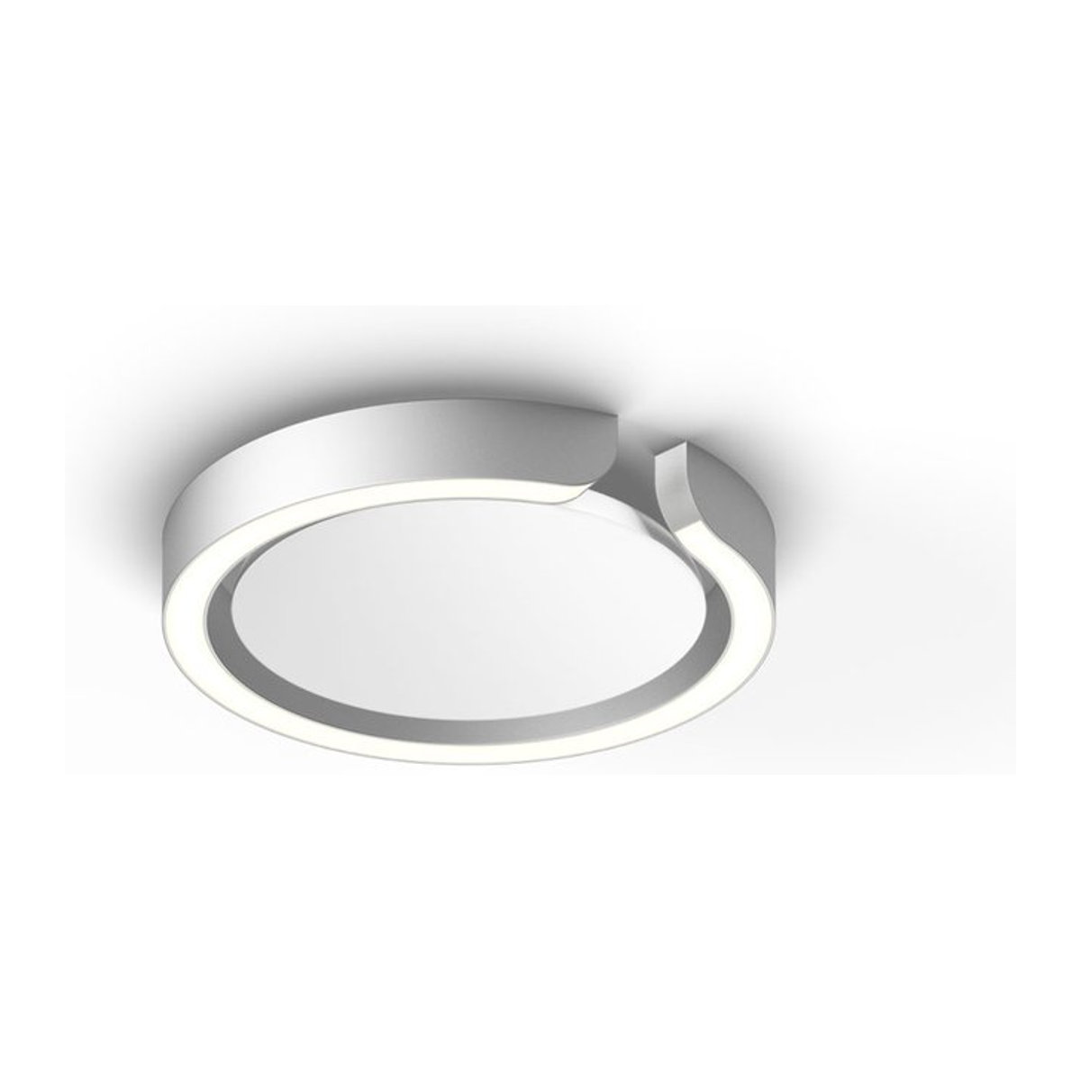 Occhio Mito Soffitto 20 UP LED-Deckenleuchte in Silber matt mit breitem Lichtstrahl und dimmbarem LED-Licht (2700K - 4000K) - Bild 1