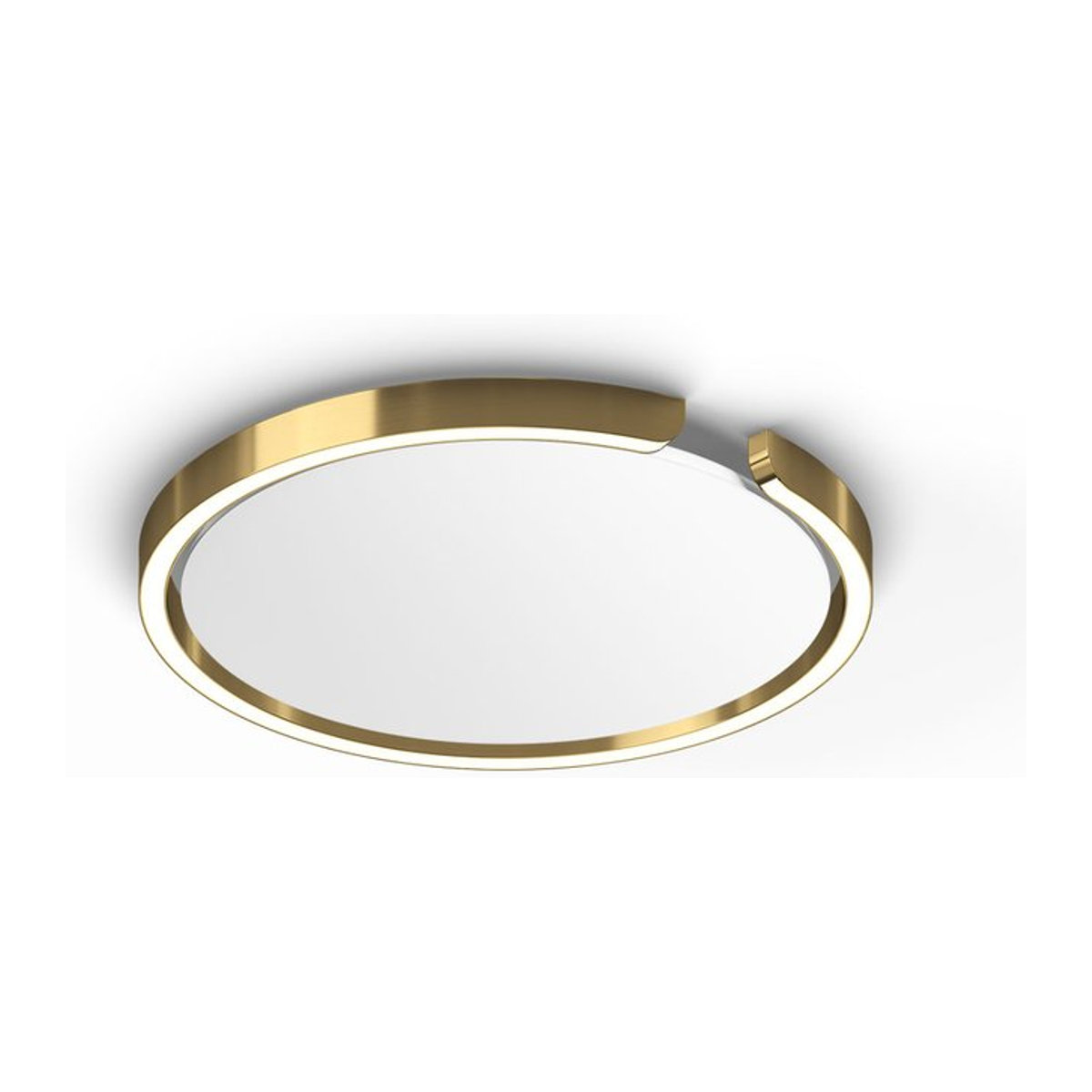 Occhio Mito soffitto 40 up LED-Deckenleuchte in Bronze mit breitem 80 Grad Abstrahlwinkel und dimmbarer LED Lichtfarbe von 2700K bis 4000K - Bild 1