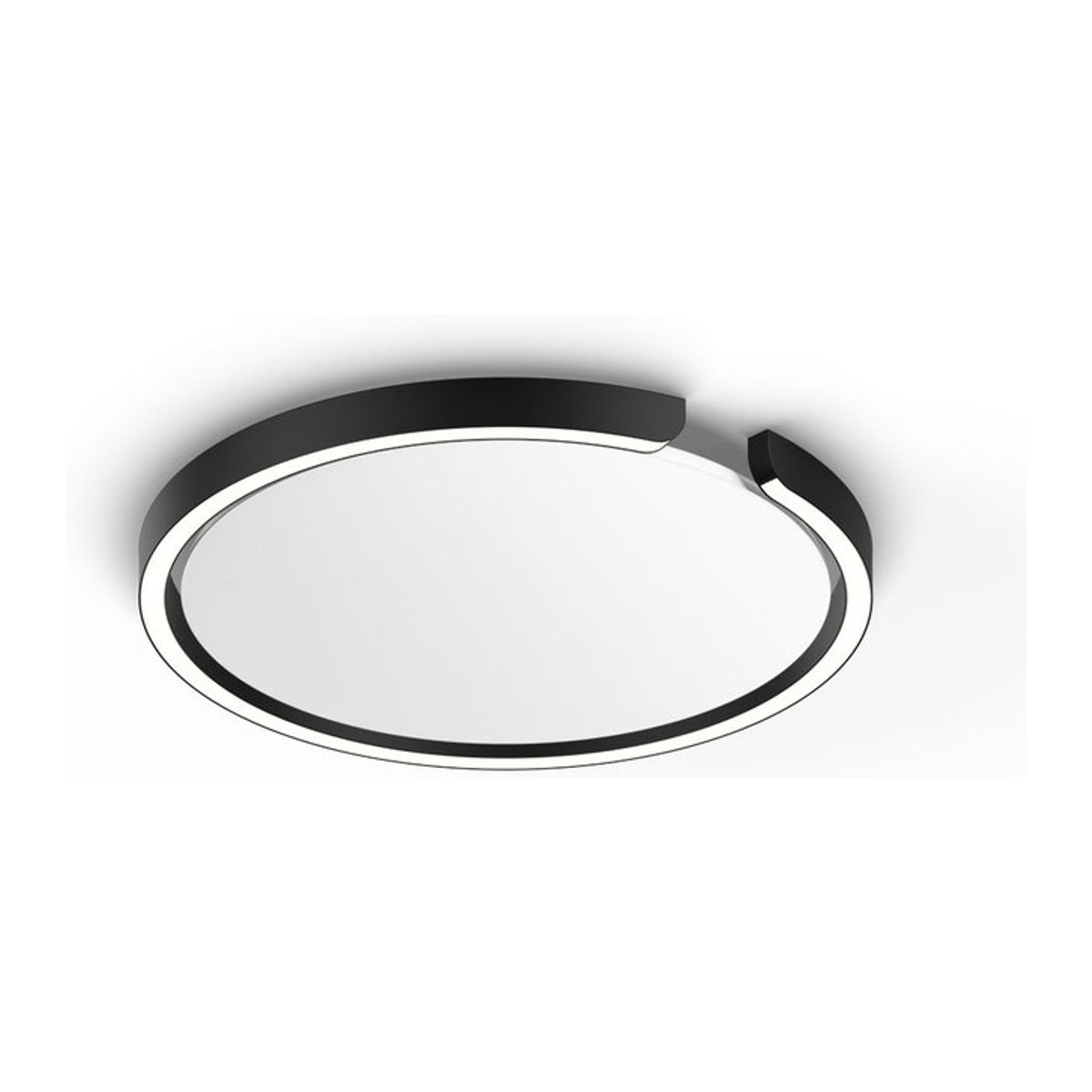 Occhio Mito soffitto 40 up LED-Deckenleuchte in Schwarz matt mit Narrow-Lichtsteuerung für gebündeltes Licht (50°) und einstellbarer Farbtemperatur (2700K - 4000K) - Bild 1