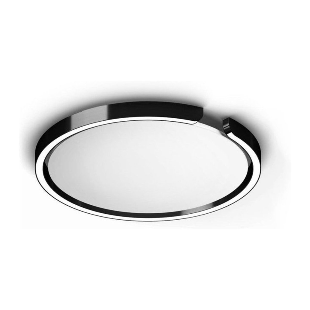 Occhio Mito soffitto 40 up LED-Deckenleuchte in Schwarz und Weiß matt mit Occhio air Modul und dimmbarer LED (2700K - 4000K) - Bild 1
