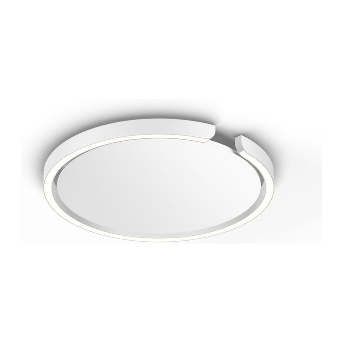 Occhio Mito Soffitto 40 Up LED-Deckenleuchte in Weiß matt mit Narrow-Lichtsteuerung und Occhio air Modul - Bild 1