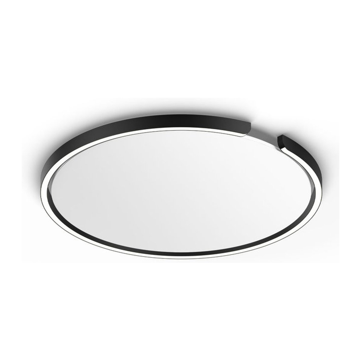 Occhio Mito Soffitto 60 Up LED-Deckenleuchte in Schwarz Matt mit Occhio air Modul und dimmbarer Lichtfarbe (2700K - 4000K) - Bild 1