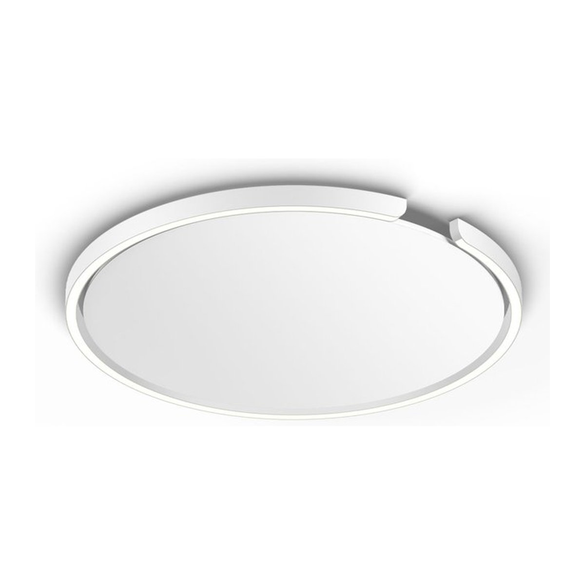 Occhio Mito soffitto 60 up LED-Deckenleuchte in Weiß matt mit Occhio air Modul und x-tra warm LED (2200K - 3500K) für breites Licht (80°) - Bild 1