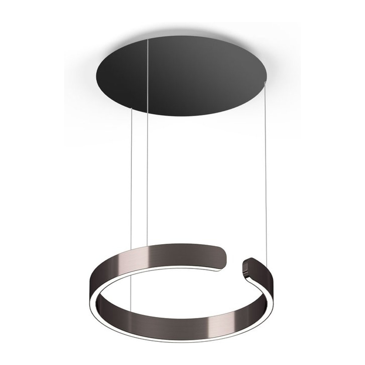 Occhio Mito sospeso 40 LED-Pendelleuchte in Schwarz matt mit Occhio air Modul für deine Tischbeleuchtung - Bild 1