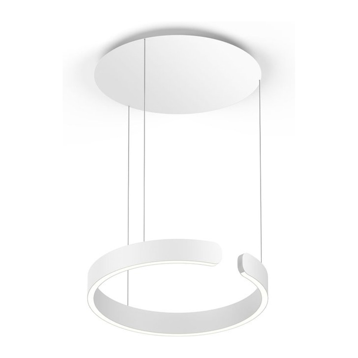 Occhio Mito Sospeso 40 Up LED-Pendelleuchte in Weiß matt mit Occhio air Modul und dimmbarer Lichtfarbe (2700K - 4000K) - Bild 1