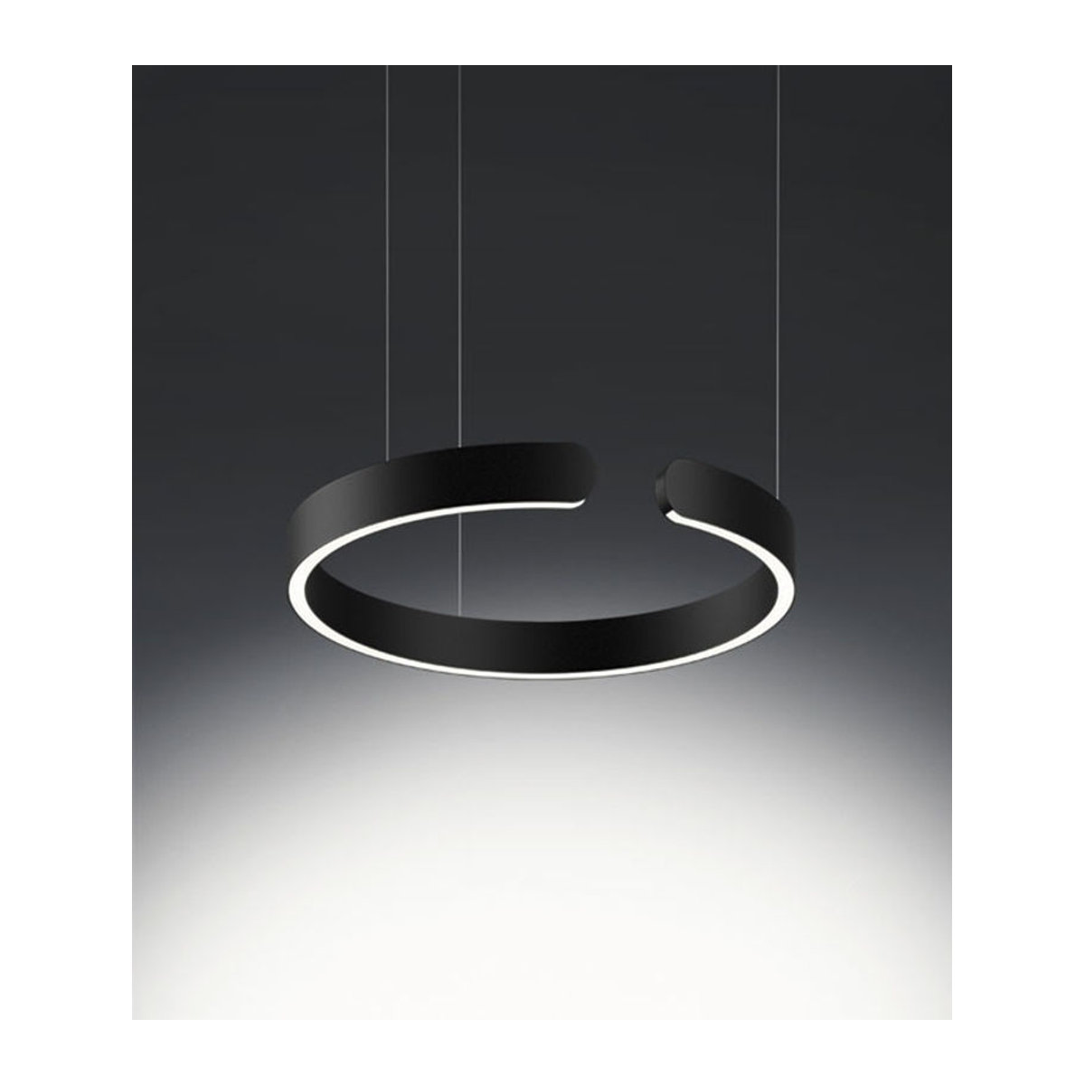 Occhio Mito sospeso due LED-Pendelleuchte Schwarz matt für deine Tischbeleuchtung mit variabler Höhe von 50-200 cm - Bild 2