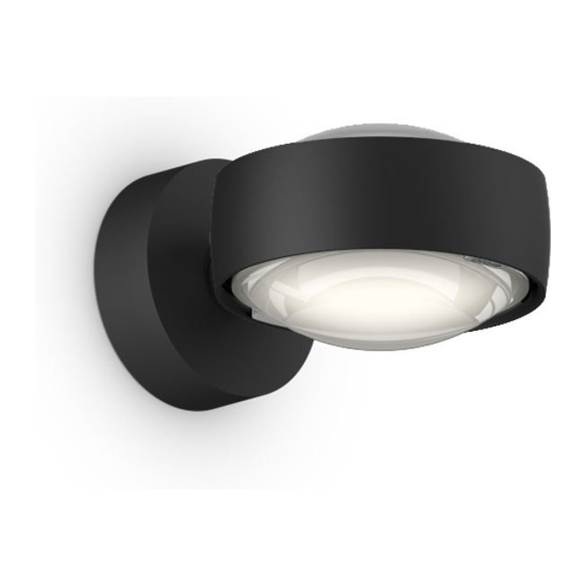 Occhio Sento D verticale up LED-Wandleuchte in Schwarz matt mit warmweißem Licht (2700K), 26 W - Bild 1