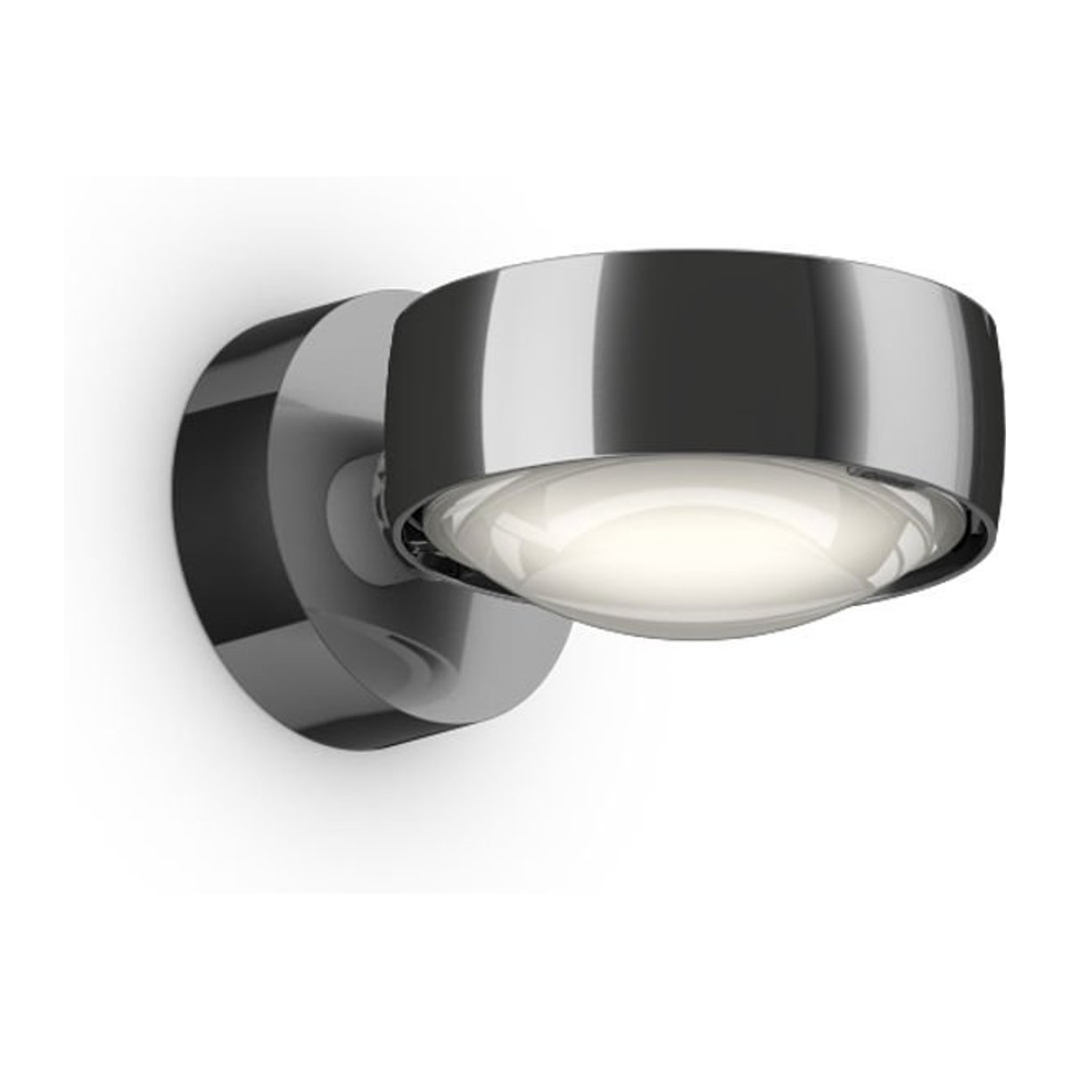 Occhio Sento E Verticale Up LED-Wandleuchte in Chrom mit warmweißem Licht (2700K) - Bild 1