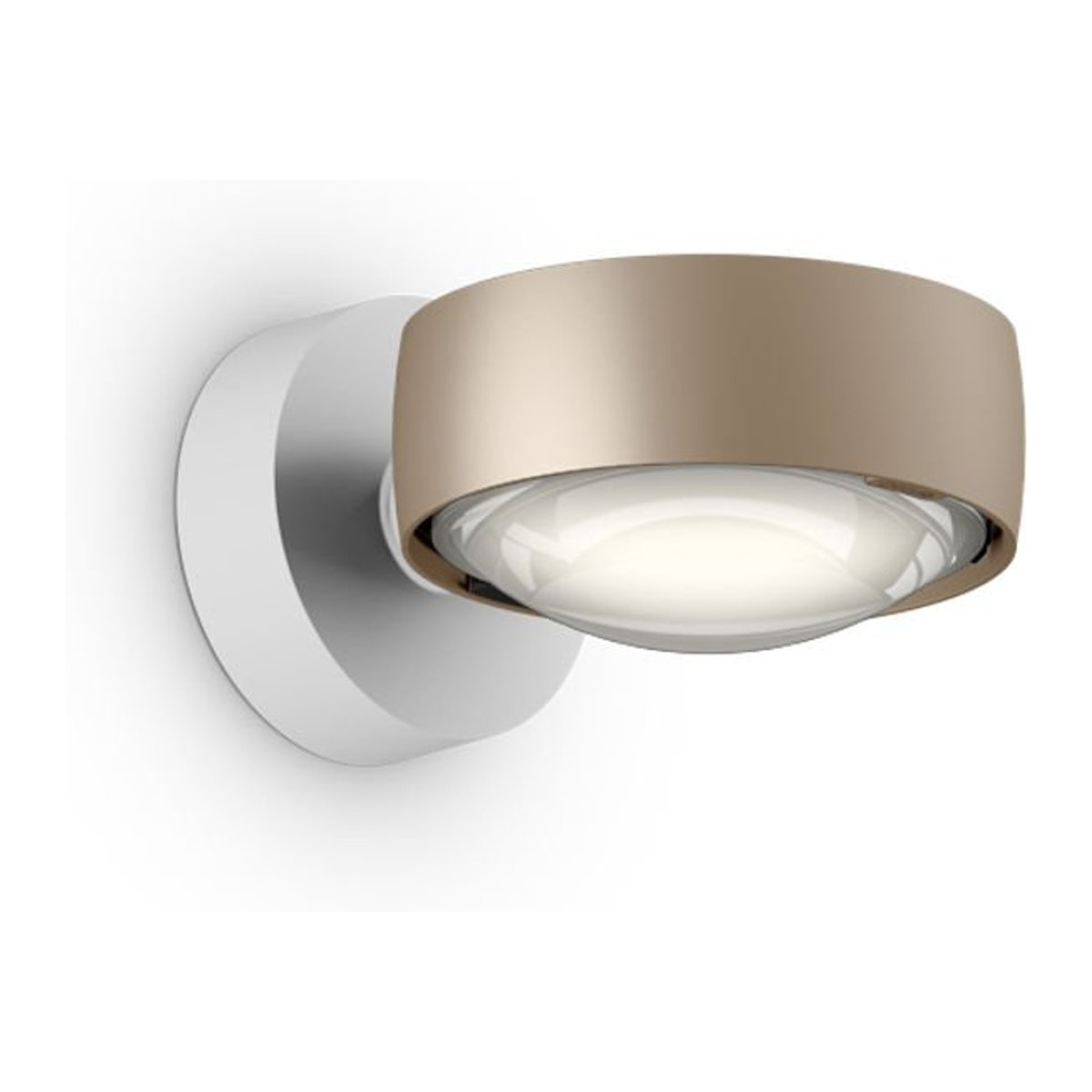 Occhio Sento E Verticale Up LED-Wandleuchte in Gold matt und Weiß matt mit 26 W und 3000K - Bild 1