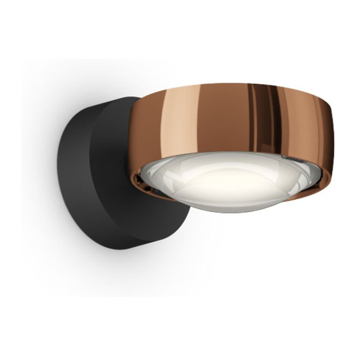 Occhio Sento E Verticale Up LED-Wandleuchte in Rose Gold und Schwarz matt mit 26 W und warmweißem Licht (3000K) - Bild 1