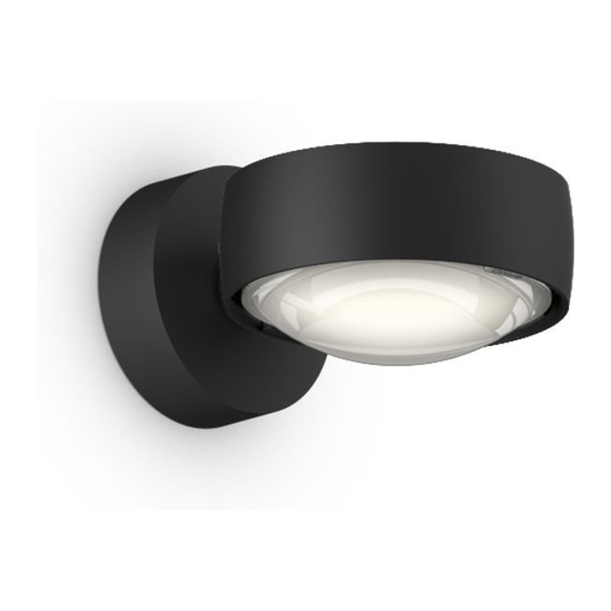 Occhio Sento E verticale up LED-Wandleuchte in Schwarz matt mit warmweißem Licht (2700K) und 26 W - Bild 1
