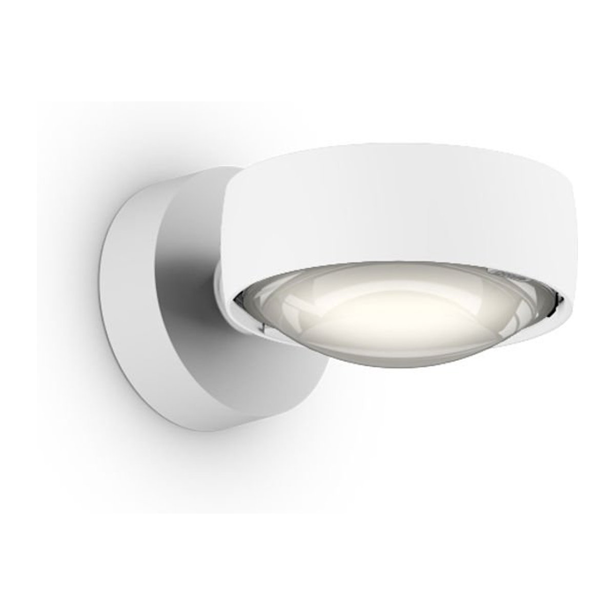 Occhio Sento E Verticale Up LED-Wandleuchte in Weiß Matt mit Occhio Air Modul und warmweißem Licht (3000K) - Bild 1