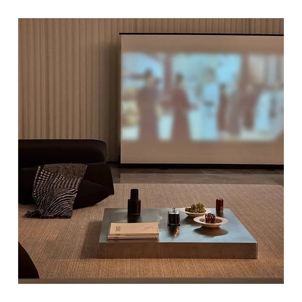 Oeny Couchtisch aus Edelstahl in Silber, quadratischer minimalistischer Beistelltisch im modernen Design - Bild 2