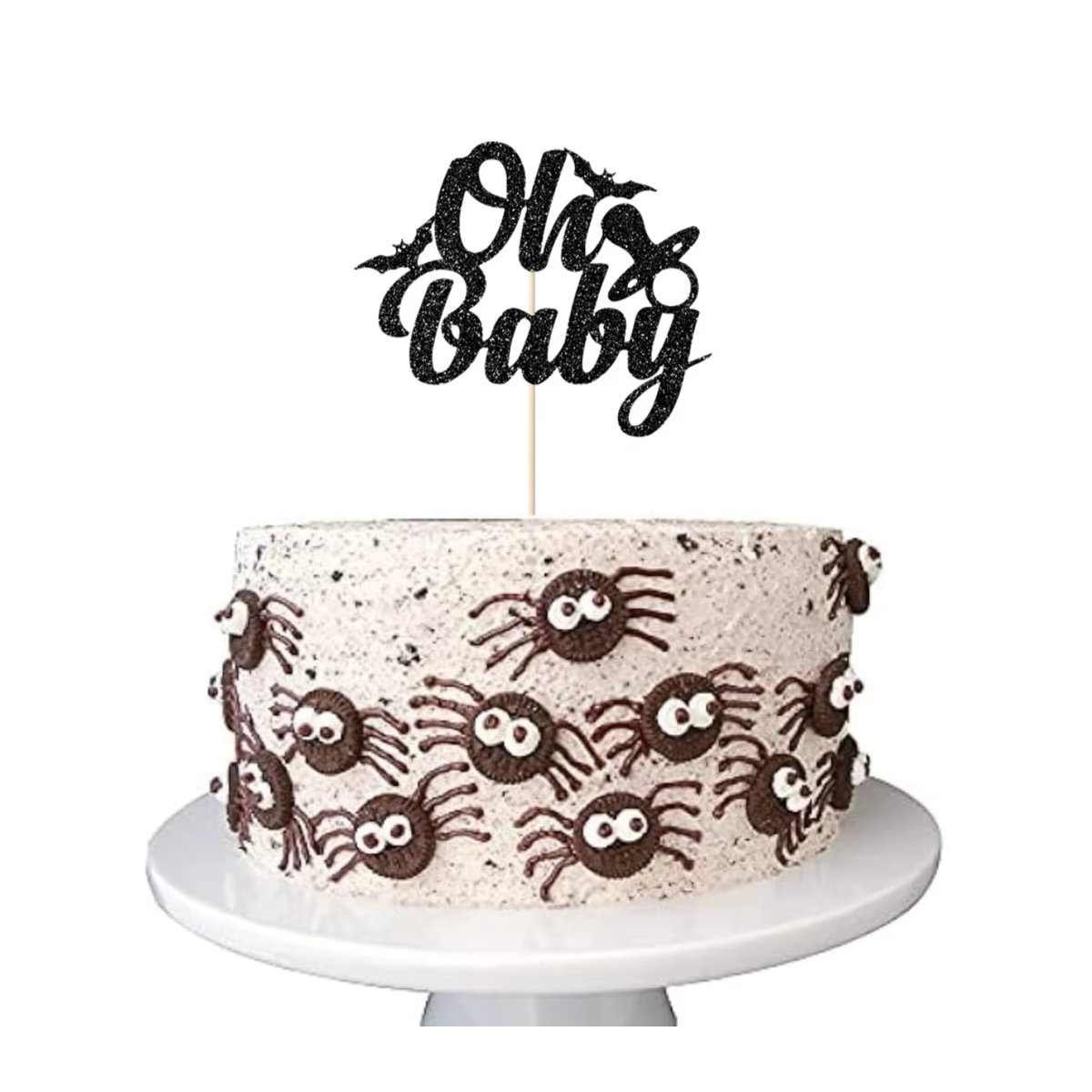 Oh Baby Kuchenaufsatz für Halloween und Babyparty in Schwarz - Bild 4