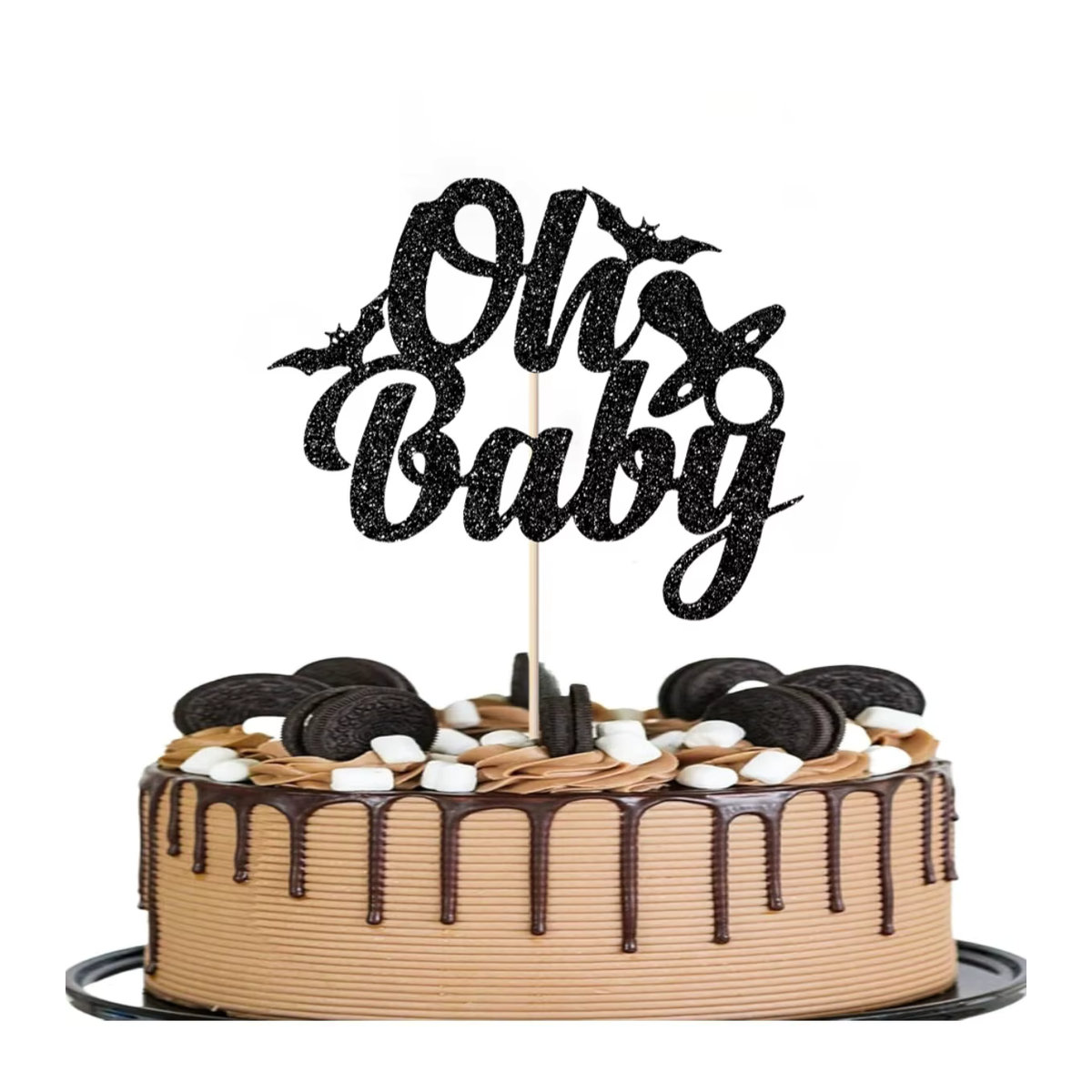 Oh Baby Kuchenaufsatz für Halloween und Babyparty in Schwarz - Bild 6