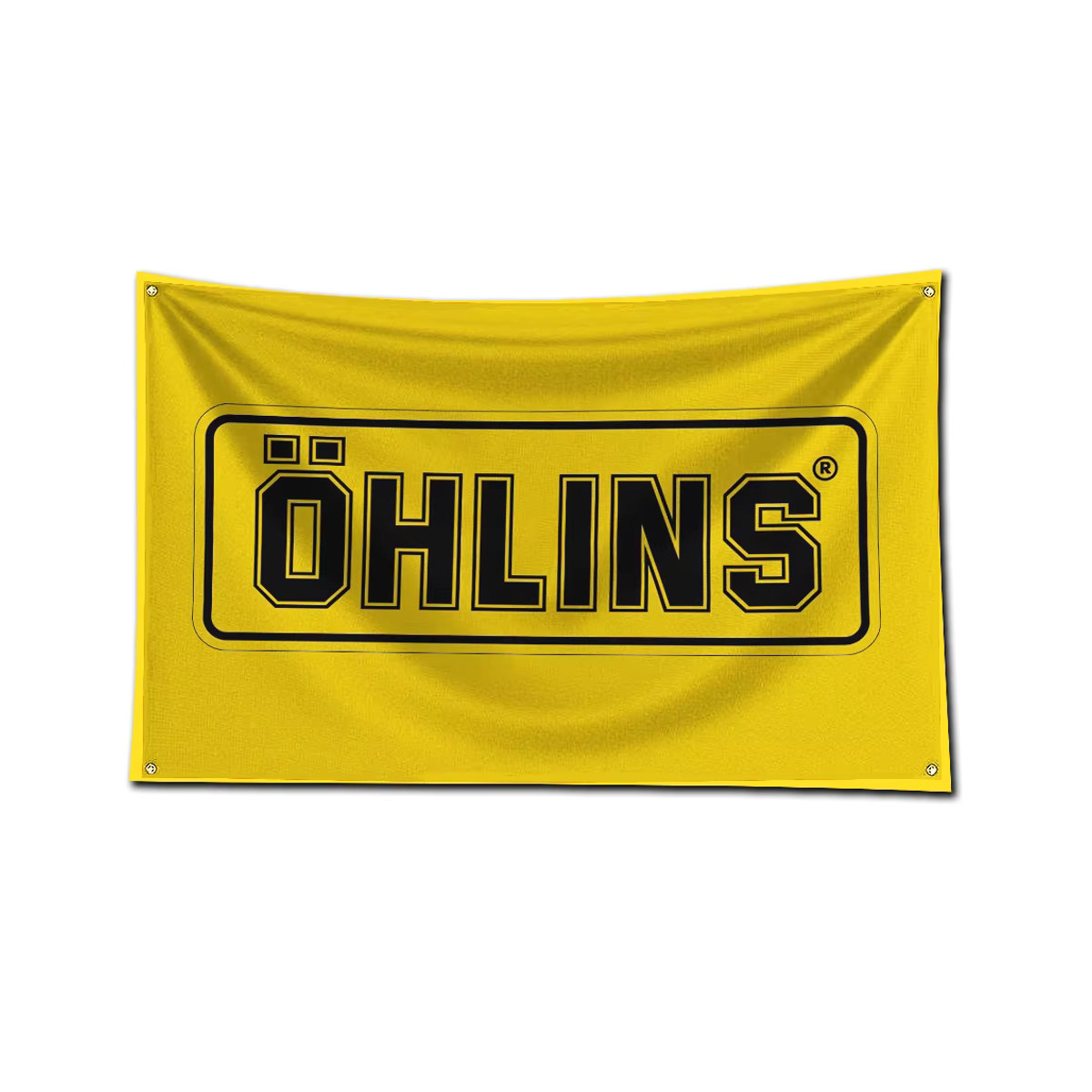 ohlinss Rennwagen Flagge aus Polyester mit Digitaldruck als Wandkunst für Garage und Außenbereich, mehrfarbig, B/H: 91,44 x 182,88 cm - Bild 2