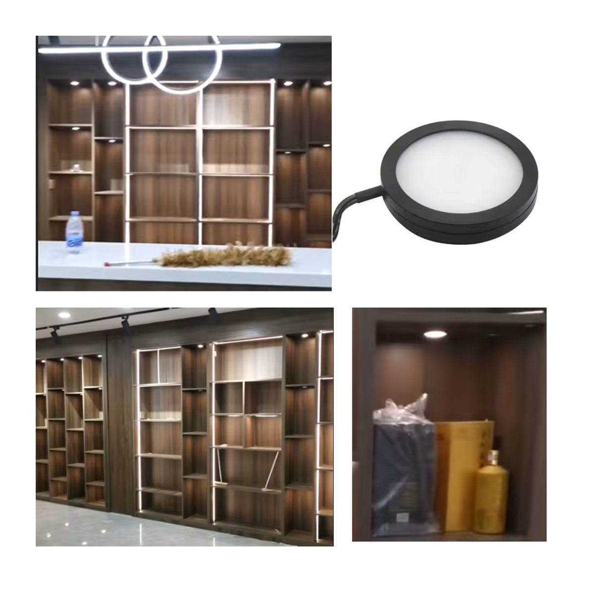 Ohlite LED Deckenleuchte Minimalistisch für Schrank und Camping mit Display, 3 W, Oberflächenmontage, 8 mm dünn - Bild 2