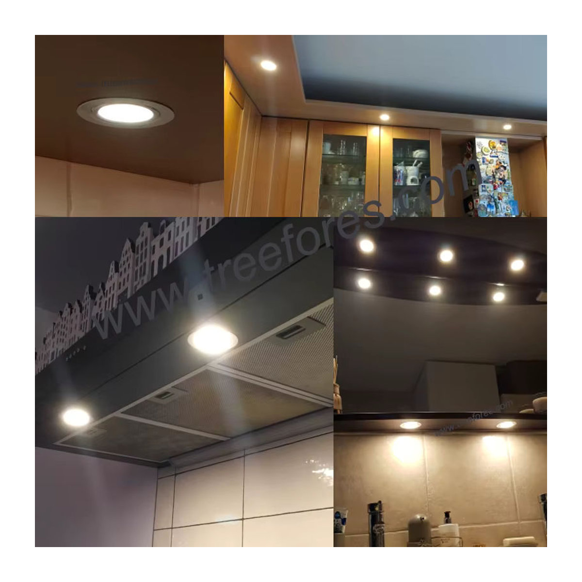 Ohlite LED Einbaustrahler 12 V, 1,5 W, dimmbares Mini-LED-Downlight in Silber - Bild 4