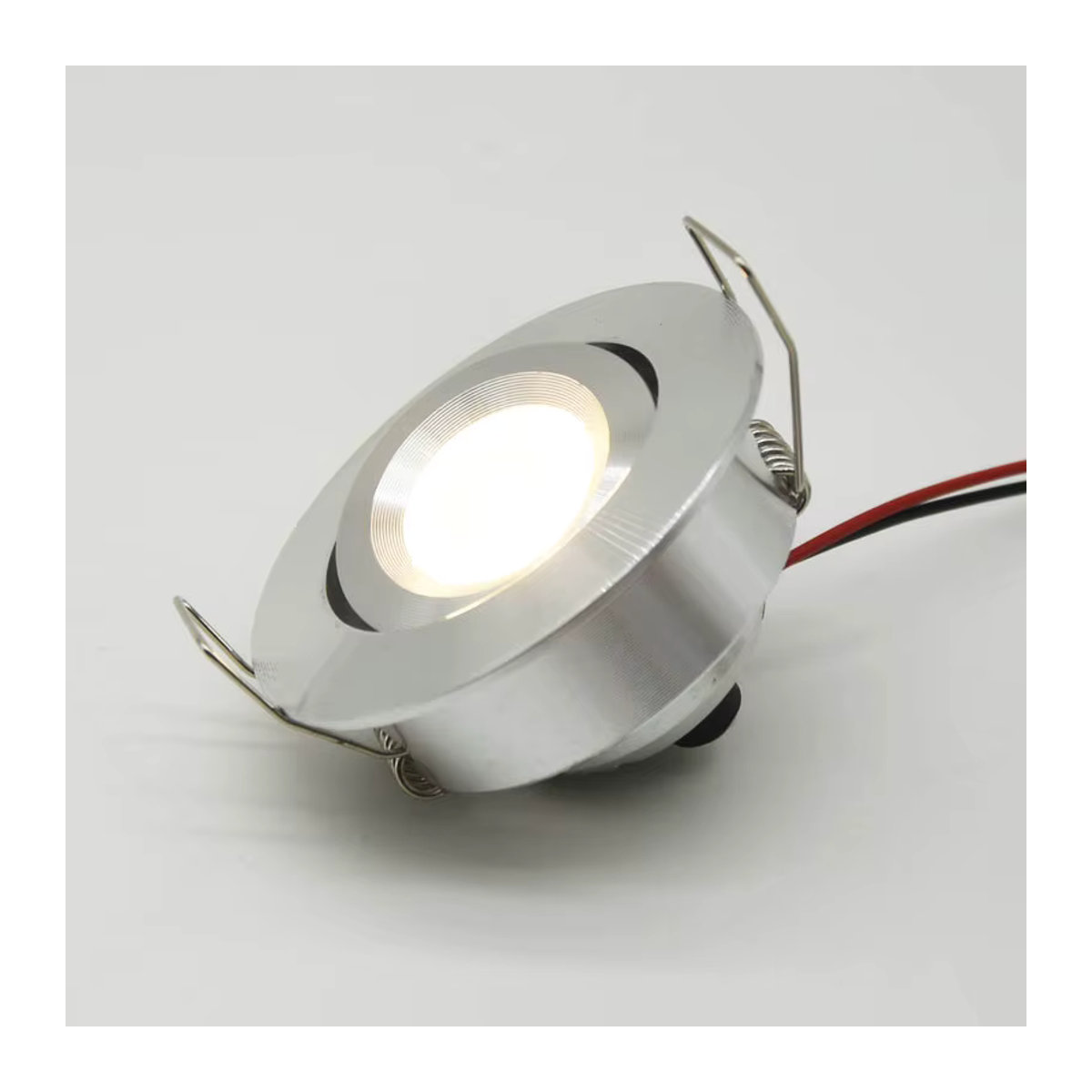 Ohlite LED Einbaustrahler mit verstellbarem Winkel, 12 V, 3 W, minimalistisches Design in Schwarz oder Weiß - Bild 3