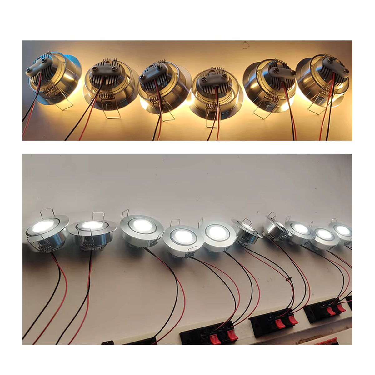 Ohlite LED Einbaustrahler mit verstellbarem Winkel, 12 V, 3 W, minimalistisches Design in Schwarz oder Weiß - Bild 4