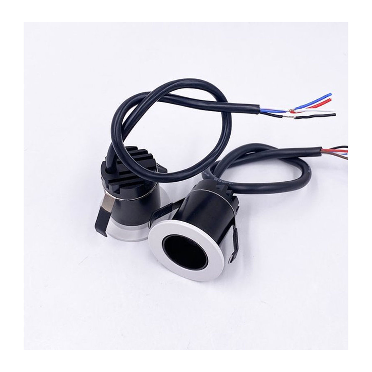 Ohlite Mini LED RGBW Einbaustrahler 3W DC12V IP65 Silber Bunt Dimmbar - Bild 1