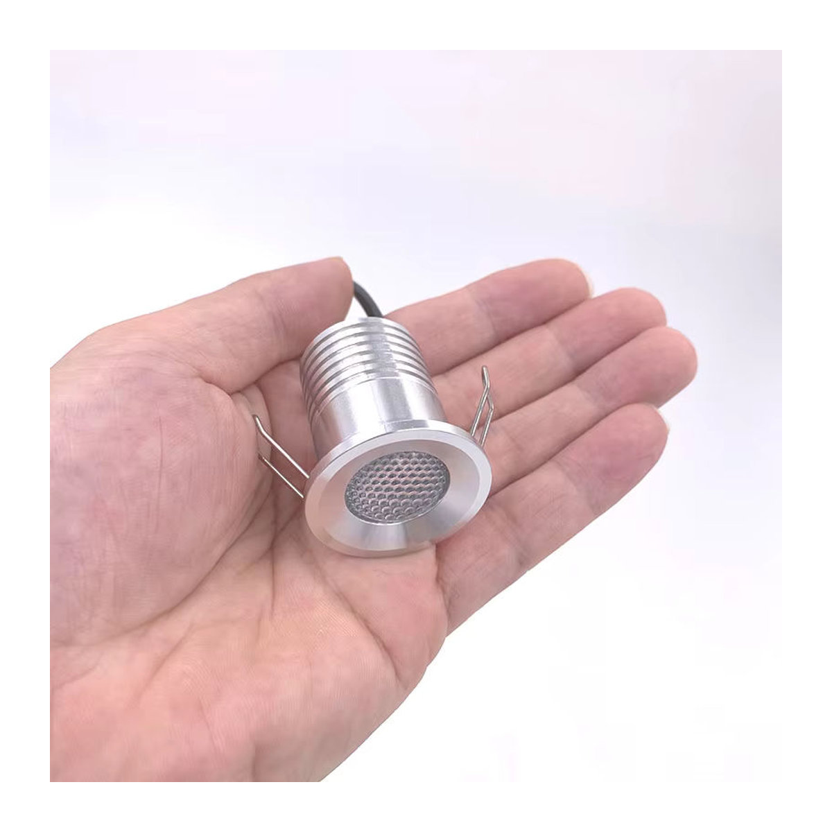 Ohlite RGB Mini LED Einbaustrahler 3W mit Transformator, IP65 wasserdicht, dimmbar, Silber, Bunt - Bild 2