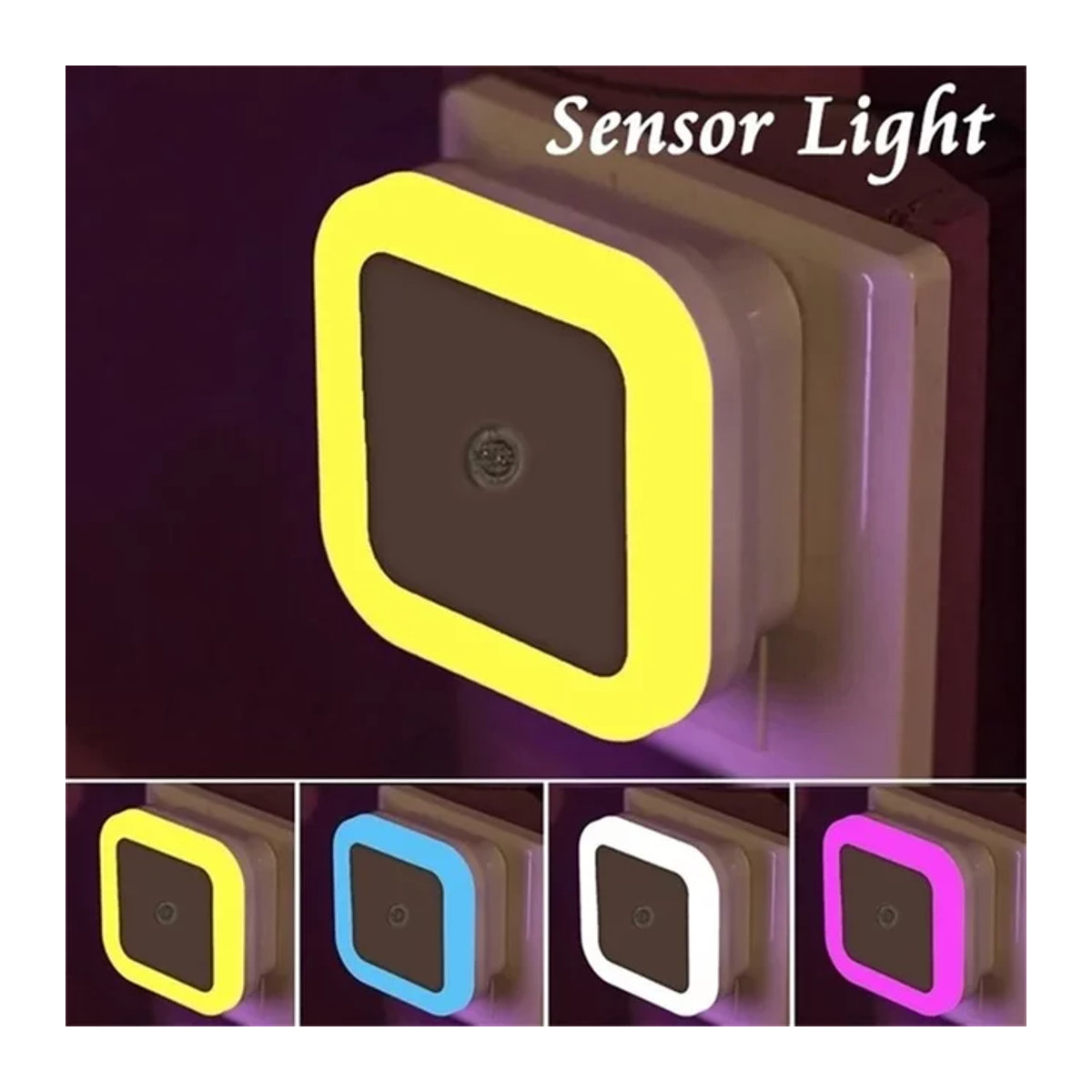 OKAL RED EAST Drahtlose LED Nachttischlampe mit Bewegungssensor als buntes Nachthimmel-Nachtlicht für Kinderzimmer und Schlafzimmer im minimalistischen Design - Bild 1