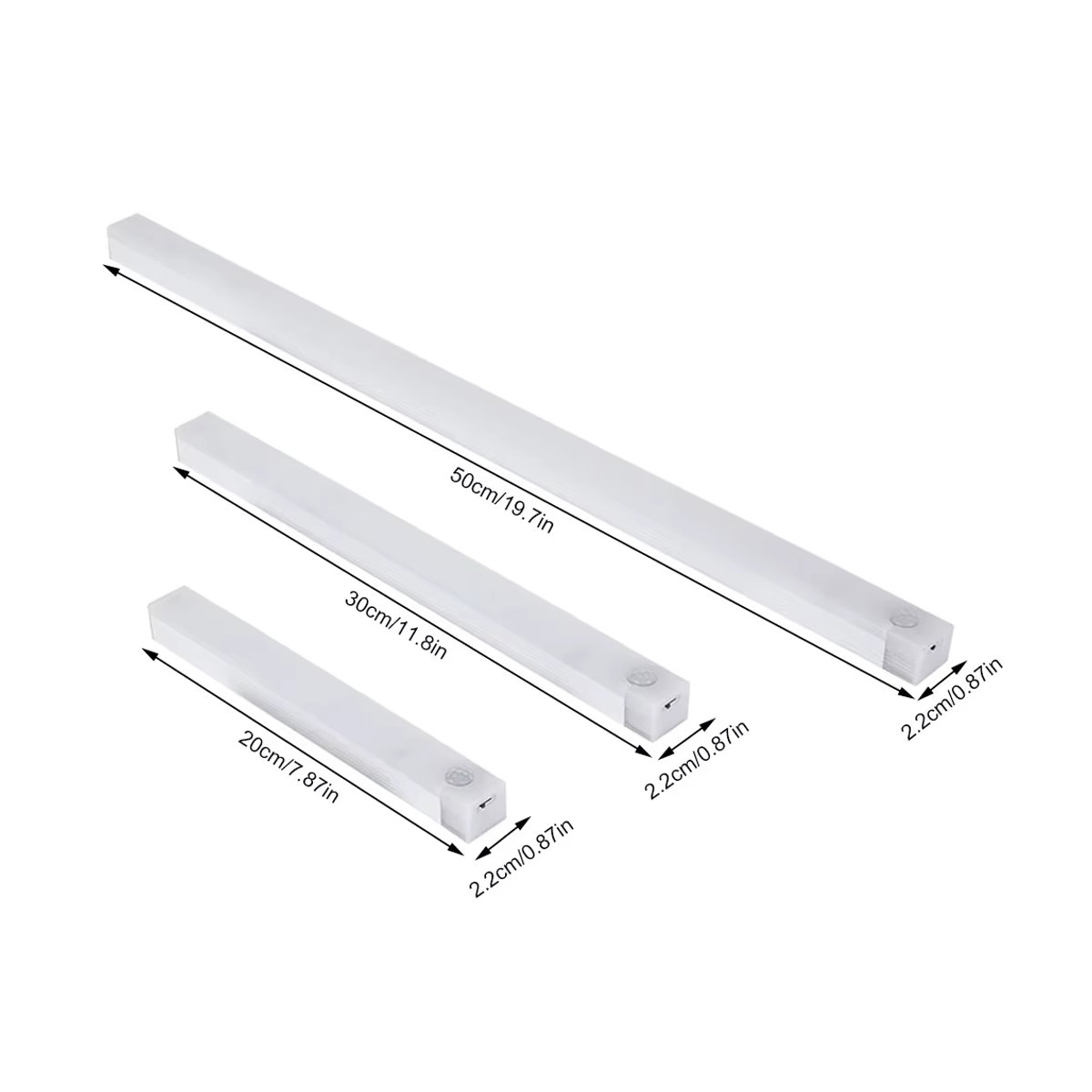 OKAL RED EAST Kabelloses LED-Bewegungsmelder-Licht, wiederaufladbares Nachtlicht für Schrank, Küche und Treppe, Minimalistisch - Bild 5