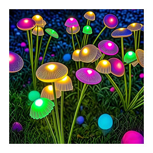 OKAL RED EAST Solar LED Quallen Sway Wegeleuchte Bunt Wasserdichte Outdoor Garten Deko für Terrasse Balkon und Hof