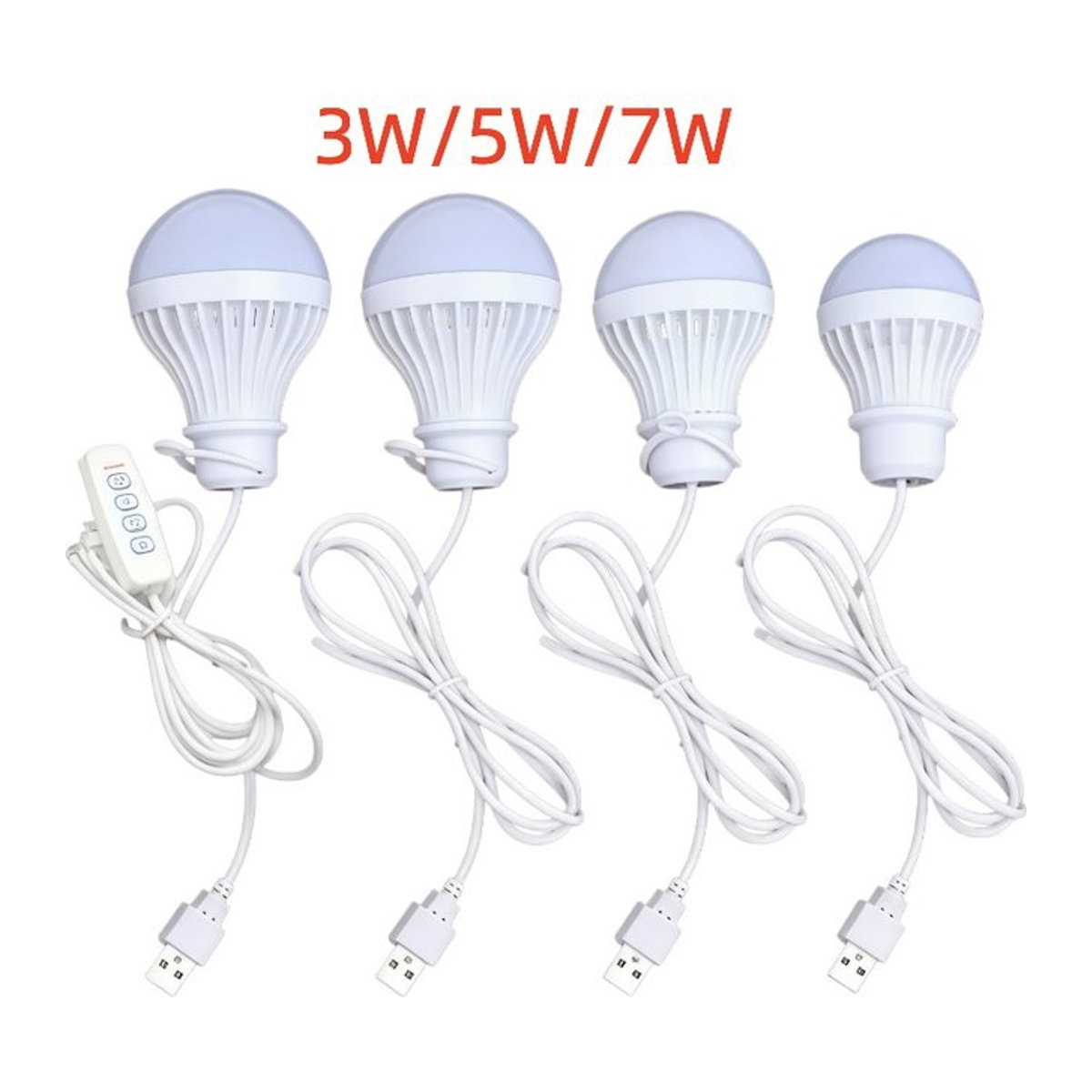 OKAL RED EAST Tragbare 5W USB-LED-Glühbirne für Camping und Niederspannung 5V - Bild 1