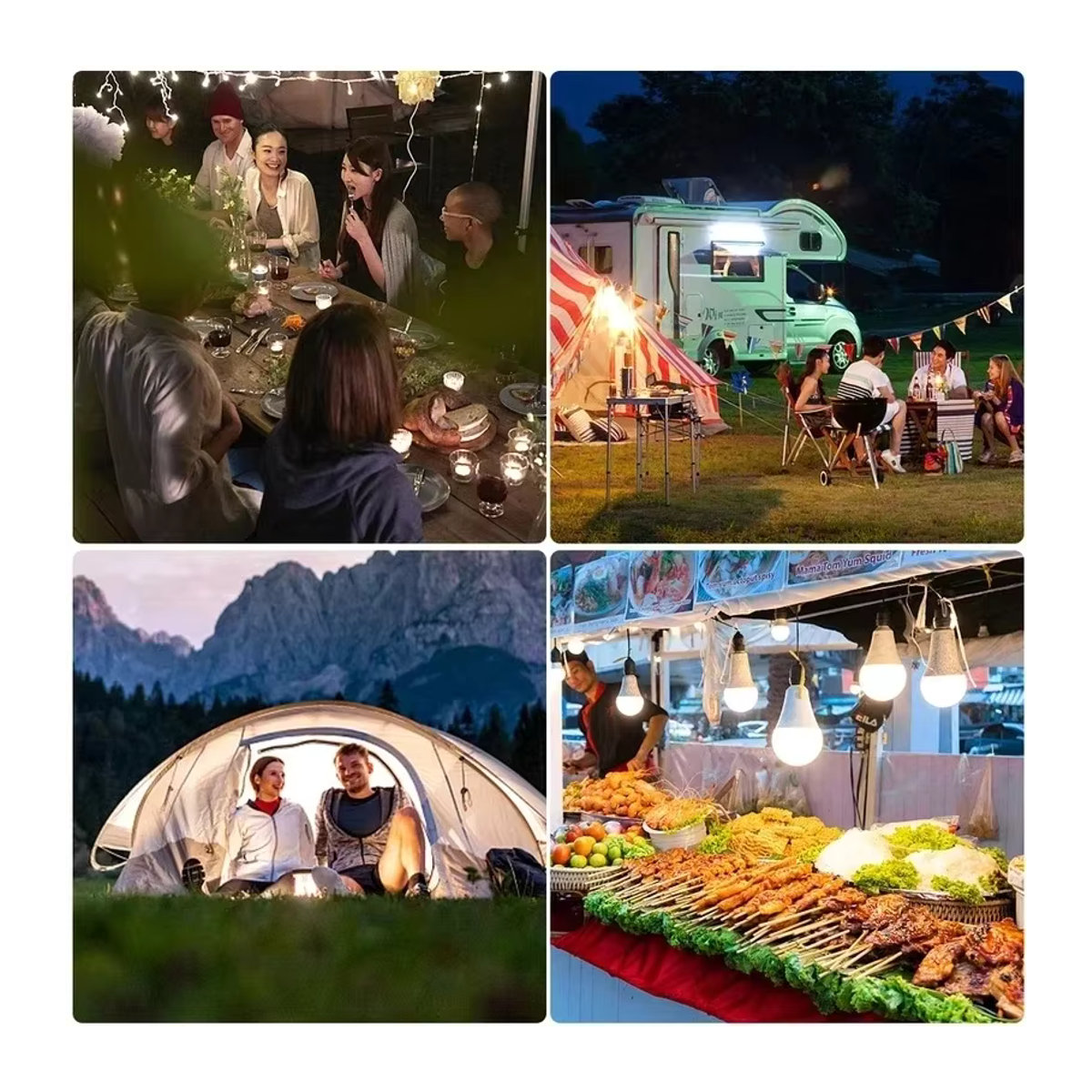 OKAL RED EAST Tragbare 5W USB-LED-Glühbirne für Camping und Niederspannung 5V - Bild 3