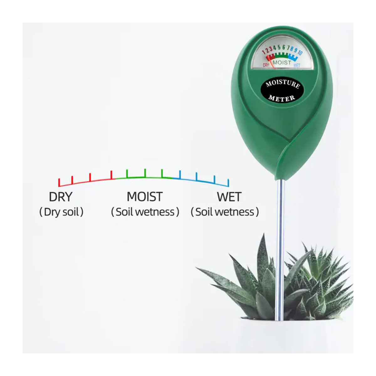 OLOEY Bodenfeuchtigkeitsmesser als Hygrometer und Wasser-Tester für Pflanzen und Gartenarbeit - Bild 3