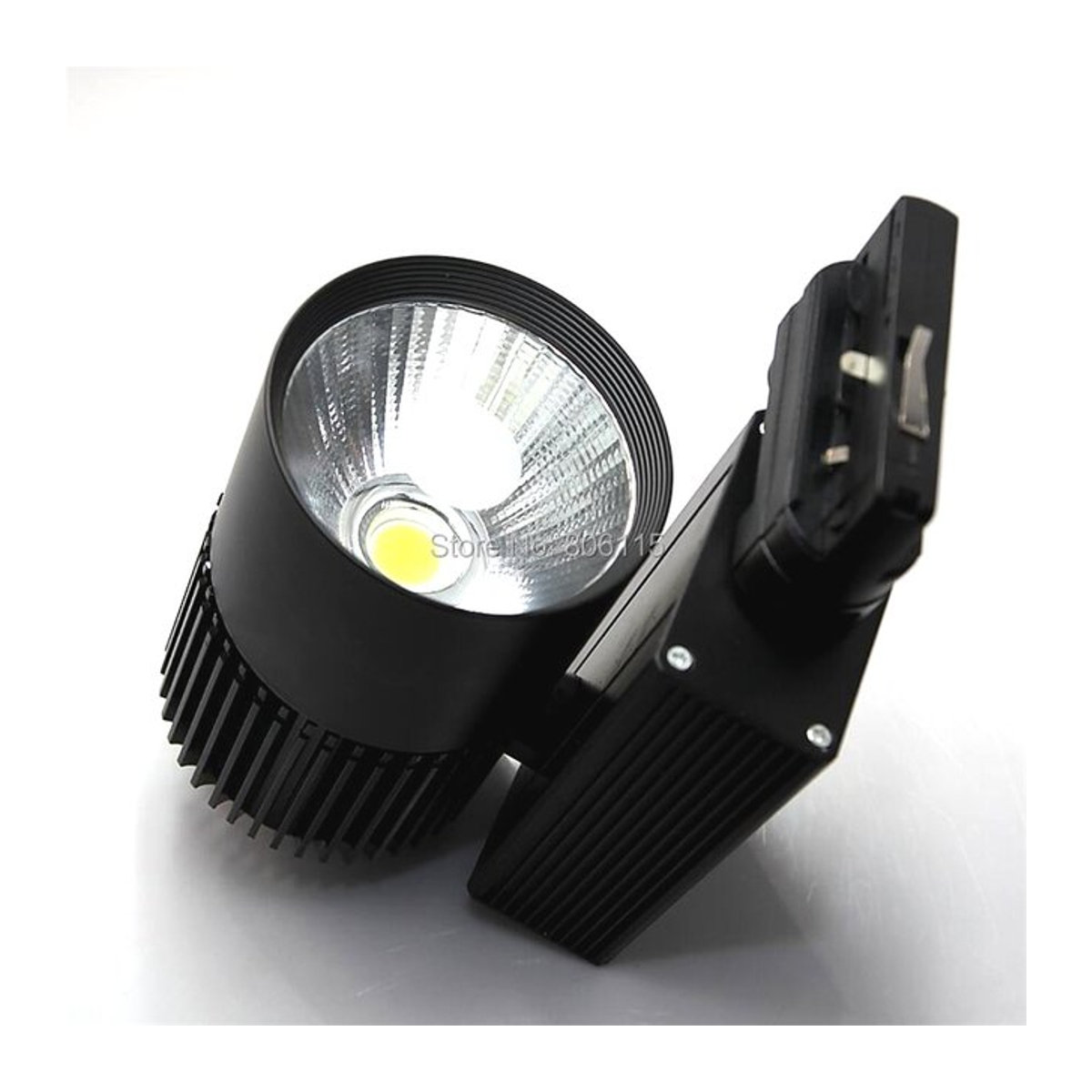 ONDENN 40 W COB LED Schienensystem Strahler Schwarz Modern 3-Phasen-Deckenlampe für Innenbeleuchtung - Bild 1