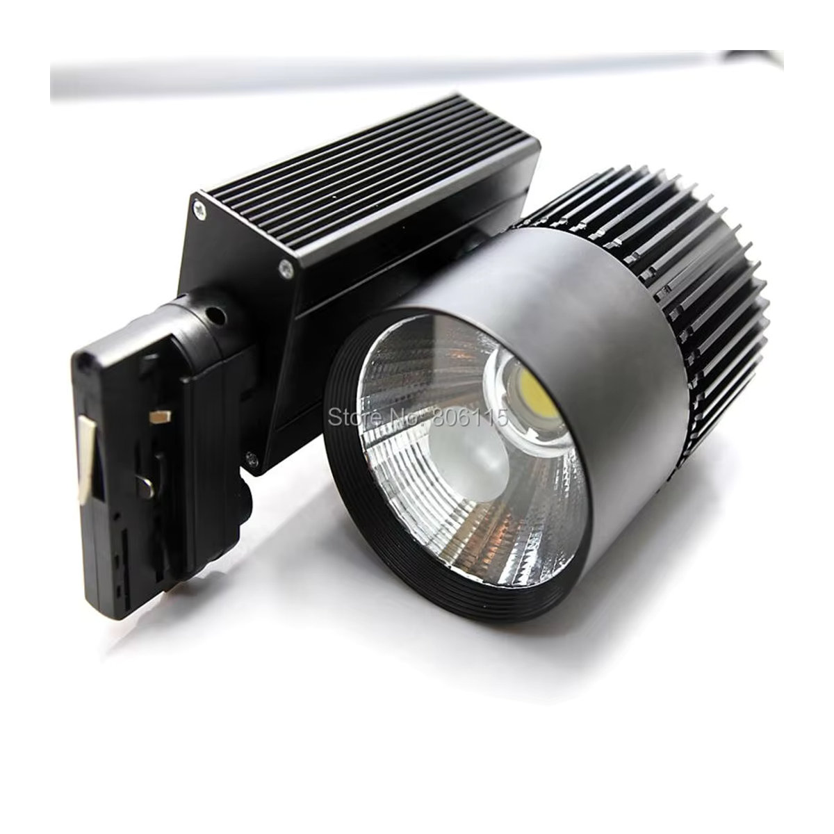 ONDENN 40 W COB LED Schienensystem Strahler Schwarz Modern 3-Phasen-Deckenlampe für Innenbeleuchtung - Bild 3