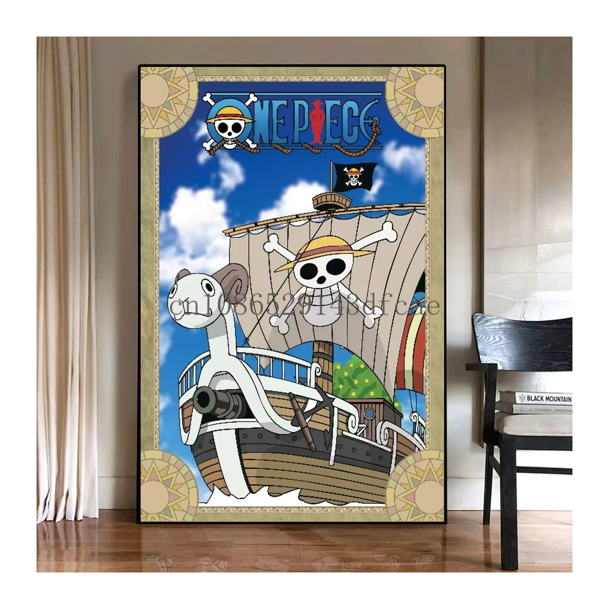 One Piece Anime Schiff Leinwand Wandbild von Bandai, mehrfarbig, Hochformat, rahmenlos - Bild 2