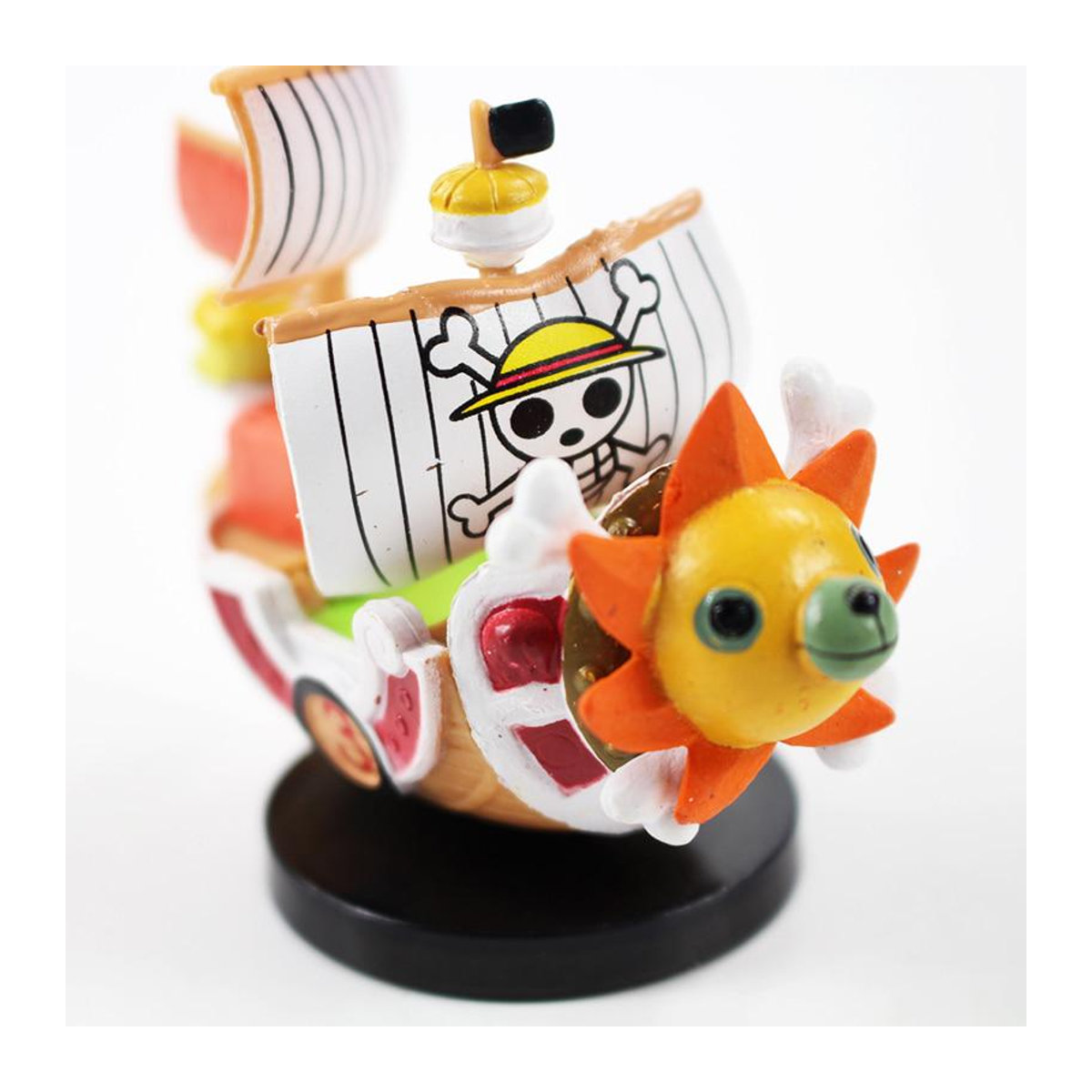 One Piece Piratenboot Modell Going Merry und Thousand Sunny Mini Figuren Sammlerpuppen aus Kunststoff in Mehrfarbig von Oran Sky - Bild 1