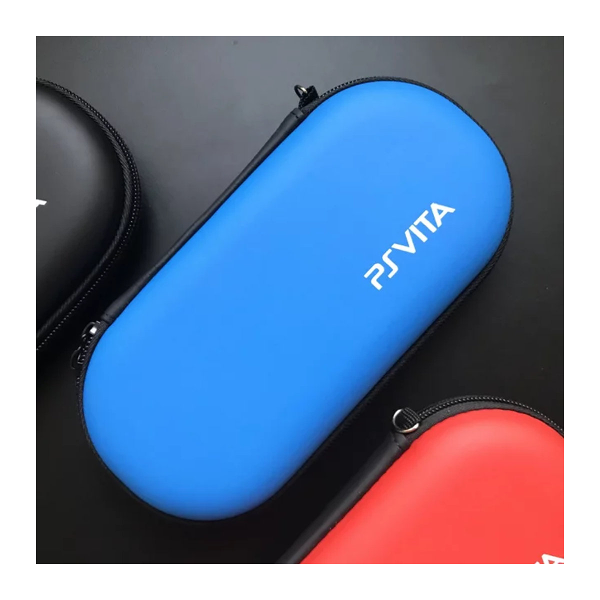 ONETOMAX EVA Anti-Schock-Hartschalen-Tasche für Sony PS Vita 1000 und 2000 Slim in Schwarz oder Blau - Bild 1