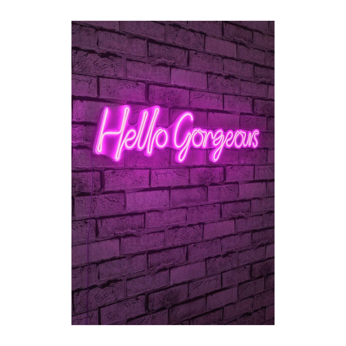 Opviq LED-Wandleuchte in Rosa aus Kunststoff, B/H/T: 74 x 74 x 17 cm - Bild 2